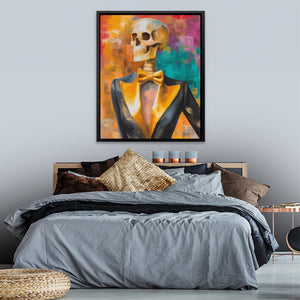 Skeleton in Tuxedo - Day Of The Dead Art