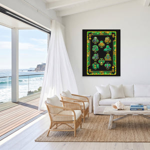 Skeleton Money Ten of Clubs Card — Skeleton Money Ten of Clubs Card Malibu Beach Port 60
