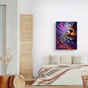 Skeleton's Nocturne โ skeleton's nocturne sq land nice bedroom 1port flush print