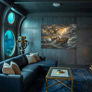 Skeleton Ship Tempest — Skeleton Ship Tempest Submarine Wall Land 242