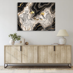 Skeletons Golden Game โ skeletons golden game sq living room desk 1land flush print