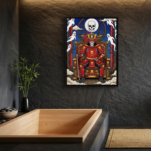 Skull King Throne — skull king throne sq bamboo bathroom 1port framed black