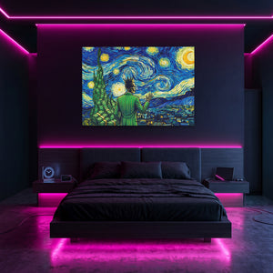 Skull Swirling Cosmos — Skull Swirling Cosmos Pink Neon Room Land 188