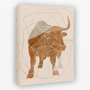 Sleek Dominance - Animals Canvas Wall Art