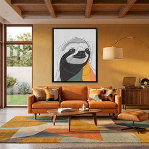 Sloth Ink Smile — Sloth Ink Smile Orange Room Port 275