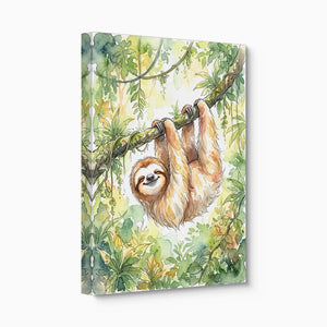 Sloth Watercolor - Luxury Wall Art