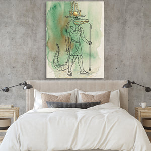 Sobek Divine Guardian โ sobek divine guardian sq bedroom cement wall 1port flush print