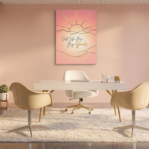 Soft Golden Sunrise โ soft golden sunrise sq pink office 1port flush print
