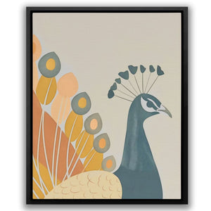 Soft Peacock - Animals Art for Bedroom