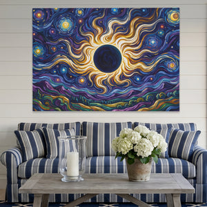 Solar Flare Cosmos โ Solar Flare Cosmos Striped Couch Land 205