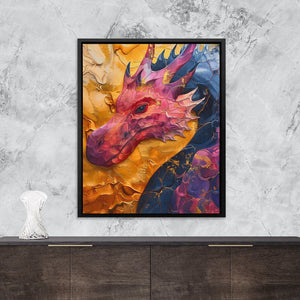 Solar Flare Dragon - Luxury Wall Art