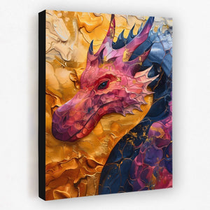 Solar Flare Dragon - Luxury Wall Art