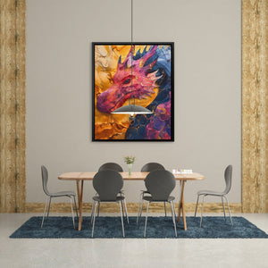 Solar Flare Dragon - Luxury Wall Art
