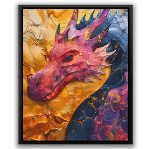 Solar Flare Dragon - Luxury Wall Art