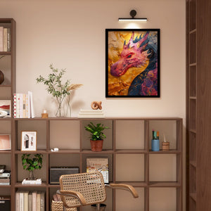 Solar Flare Dragon - Luxury Wall Art