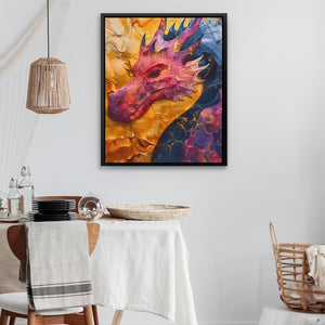 Solar Flare Dragon - Luxury Wall Art