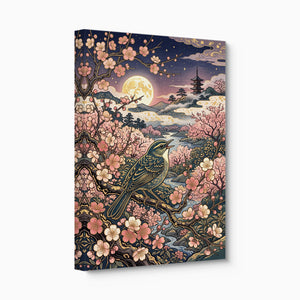 Songbird Sakura Moon โ songbird sakura moon angled flush print