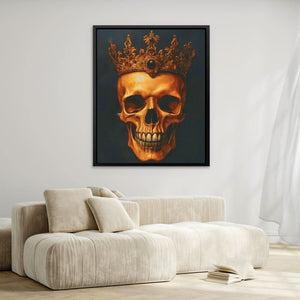 Sovereign Skull - Dark Academia Art for Hallway
