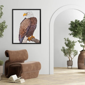 Sovereign Strength - Brown Canvas Wall Art