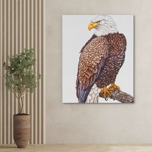 Sovereign Strength - Brown Wall Art for Home Office