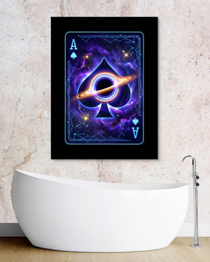 Space Ace Spades Card โ space ace spades card psd granite bathroom 1port flush print