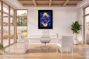 Space King Spades Card โ space king spades card office space with desk 3 1port flush print