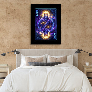 Space King Spades Card โ space king spades card sq clay paper bedroom 1port flush print