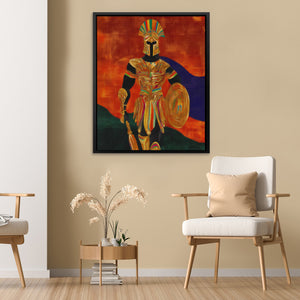 Spartan Bronze Dawn - Luxury Wall Art