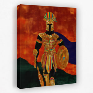 Spartan Bronze Dawn - Luxury Wall Art