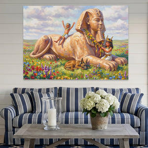 Sphinx Giza Dreamscape — Sphinx Giza Dreamscape Striped Couch Land 208