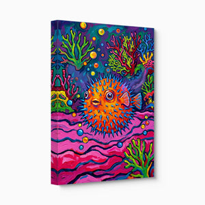 Spiny Ocean Orb โ spiny ocean orb angled flush print