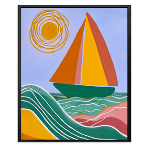 Spiral Sun Sailing - Luxury Wall Art