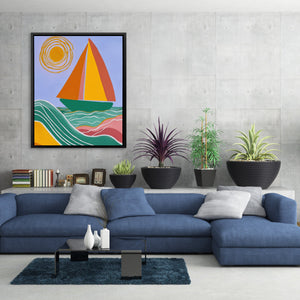 Spiral Sun Sailing - Luxury Wall Art