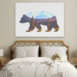 Spirit of the Timber - Earth Tones Wall Art for Living Room