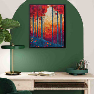 Spring Forest - Large Watercolor Canvas Print