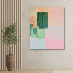 Spring Minimalism - Pastel Wall Art for Creative Studio