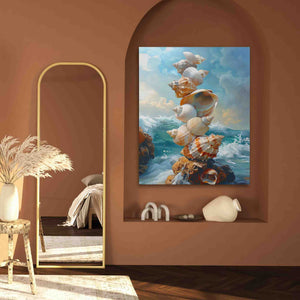 Stacking Seashells - Luxury Wall Art