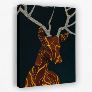 Stag Copper Dreams - Luxury Wall Art