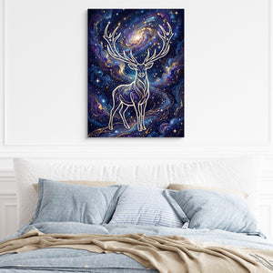 Stag Cosmic Glow โ stag cosmic glow sq light blue bed 1port flush print