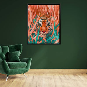 Stalking Tiger - Animals Art