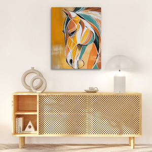 Stallion Golden Wind - Luxury Wall Art
