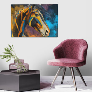 Stallions Fire Dance - Luxury Wall Art