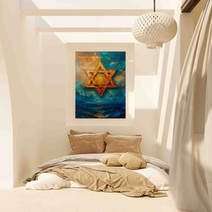 Star of David - Framed Art Print