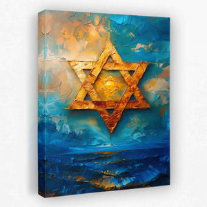 Star of David - Jewish Canvas Wall Art