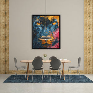 Starlit Roar - Luxury Wall Art