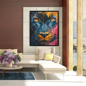 Starlit Roar - Luxury Wall Art