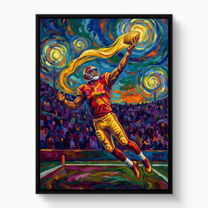 Starry Night Catch โ starry night catch white studio framed black