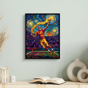 Starry Night Catch โ starry night catch sq book table 1port framed black