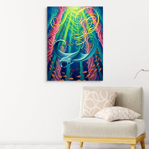 Stingray's Reef Dance - Luxury Wall Art
