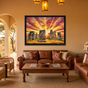 Stonehenge Blazing Sunset — Stonehenge Blazing Sunset Safari House Land 250